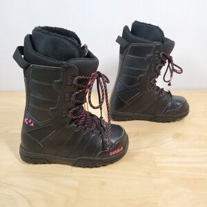 ThirtyTwo Exit Snowboard Boots Women’s Sz 5.5 Black Pink Youth Teen EU 35.5